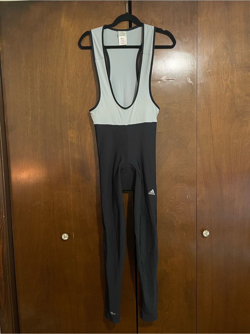 Men's Adidas Long Ciclismo Cycling Bicycle Bike Velo Bib Size Large Cold Weather